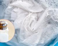 Como remover o amarelado e o desbotamento de roupas brancas (e coloridas) usando sal: o truque passo a passo