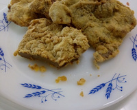 Bifes de fígado à milanesa