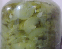 Abobrinha em conserva