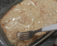 Creme de frango com legumes ao forno