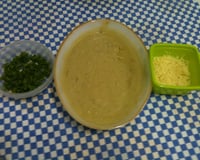 Sopa creme de alho poró