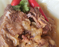 Costelão na cebola sem água