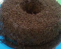 Bolo de chocolate com iogurte de liquidificador