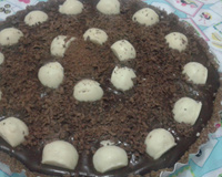 Pavê de creme de avelã e bombom