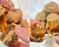 Essa é a trufa de caramelo crocante mais perfeita e cremosa que eu já comi, faço toda semana para levar para o trabalho!