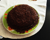 Bolo de chocolate de microondas