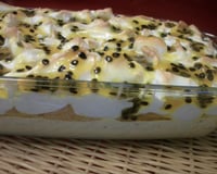 Pavê mousse de maracujá