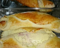 Pão de liquidificador recheado