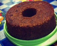 Bolo de maçã com aveia