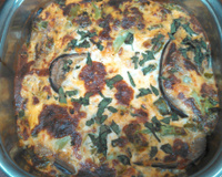 Lasanha de berinjela e abobrinha