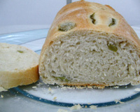 Pão de azeitona e alecrim