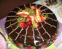 Bolo de chocolate com Bombom