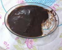 Pavê de laranja e ganache de chocolate