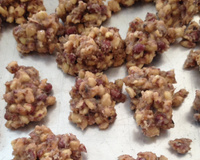 Pé de moleque de leite condensado