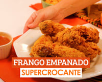 Frango empanado supercrocante