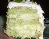 Bolo mousse de limão (mousse feito de leite em pó)