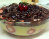 Bombom aberto de morango: passo a passo