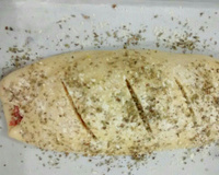 Brioche de queijo e presunto