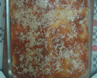 Arroz à parmegiana de forno