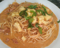 Macarrão ao vivo caseiro