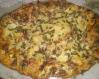 Lasanha de carne seca