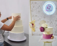 “Um enorme motivo de orgulho”: Vanessa Comparin Leclercq venceu o câncer, abriu seu próprio negócio e hoje cria bolos personalizados em seu ateliê de confeitaria