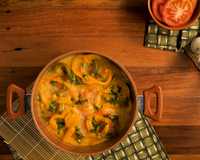 Filé de peixe ao leite de coco