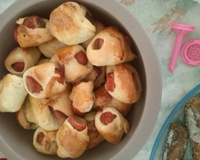 Pãozinho com salsicha