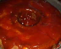 Bolo de fubá com cobertura de goiabada