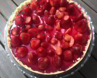 Torta gelada de morango