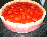 Torta de morango da Aline