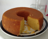 Bolo de fubá de panela