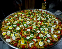 Paella caipira para 30 pessoas 