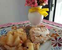 Fillé de peixe com batatas