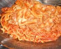 Lasanha de carne moída