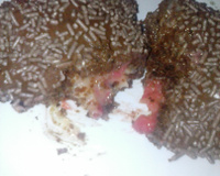 Bolo de Nutella com doce de leite