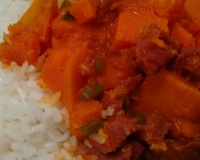 Carne seca com abóbora