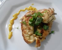 Filé de frango com mostarda e mel
