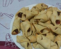 Biscoito de nata com goiabada