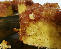 Bolo de banana caramelizada sensacional