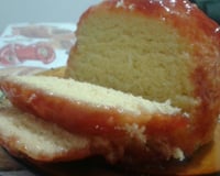 Bolo de xícara de fubá com goiabada