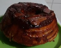 Torta de banana no liquidificador
