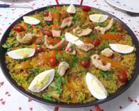 Paella caipira