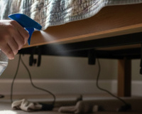 Por que é necessário borrifar vinagre embaixo da cama? O que isso significa?