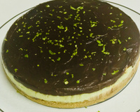 Torta de limão com chocolate da Dani