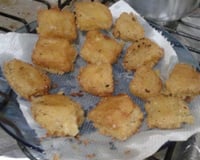 Mandioca frita cremosa