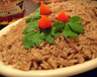 Risoto ao vinho tinto