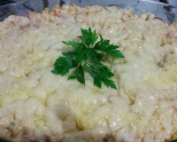 Macarrão ao forno com requeijão