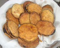 Berinjela a milanesa
