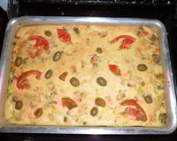 Torta cremosa de salsicha